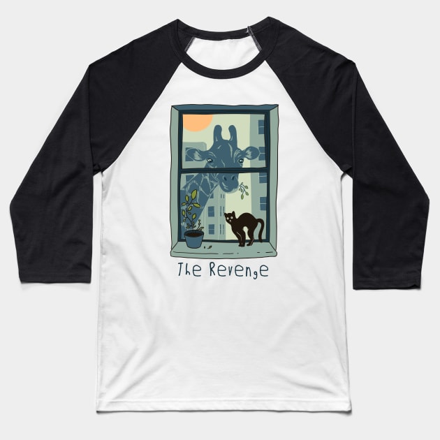 The Revenge Baseball T-Shirt by anycolordesigns